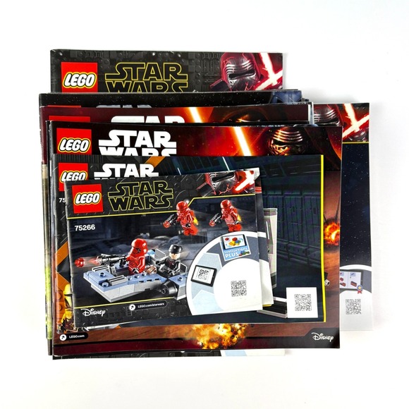 Lego Star Wars Lot of 20 Instruction Manuals Books 6209 7257 8097 75100 READ/SEE - Picture 12 of 13
